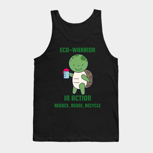 Eco Warrior in Action Tank Top by Cassomoda